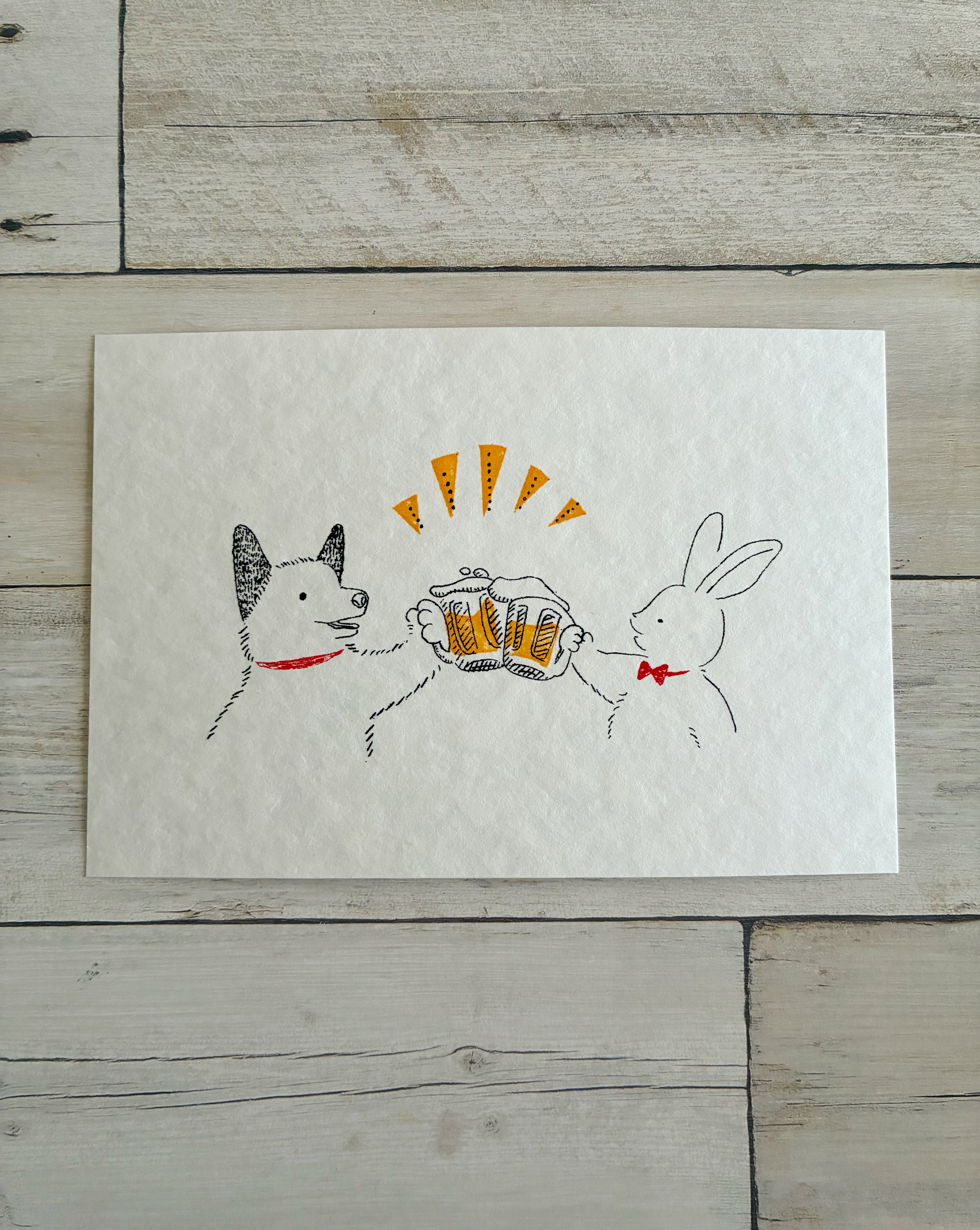 flannelさんの20周年記念ポストカードを作成しました